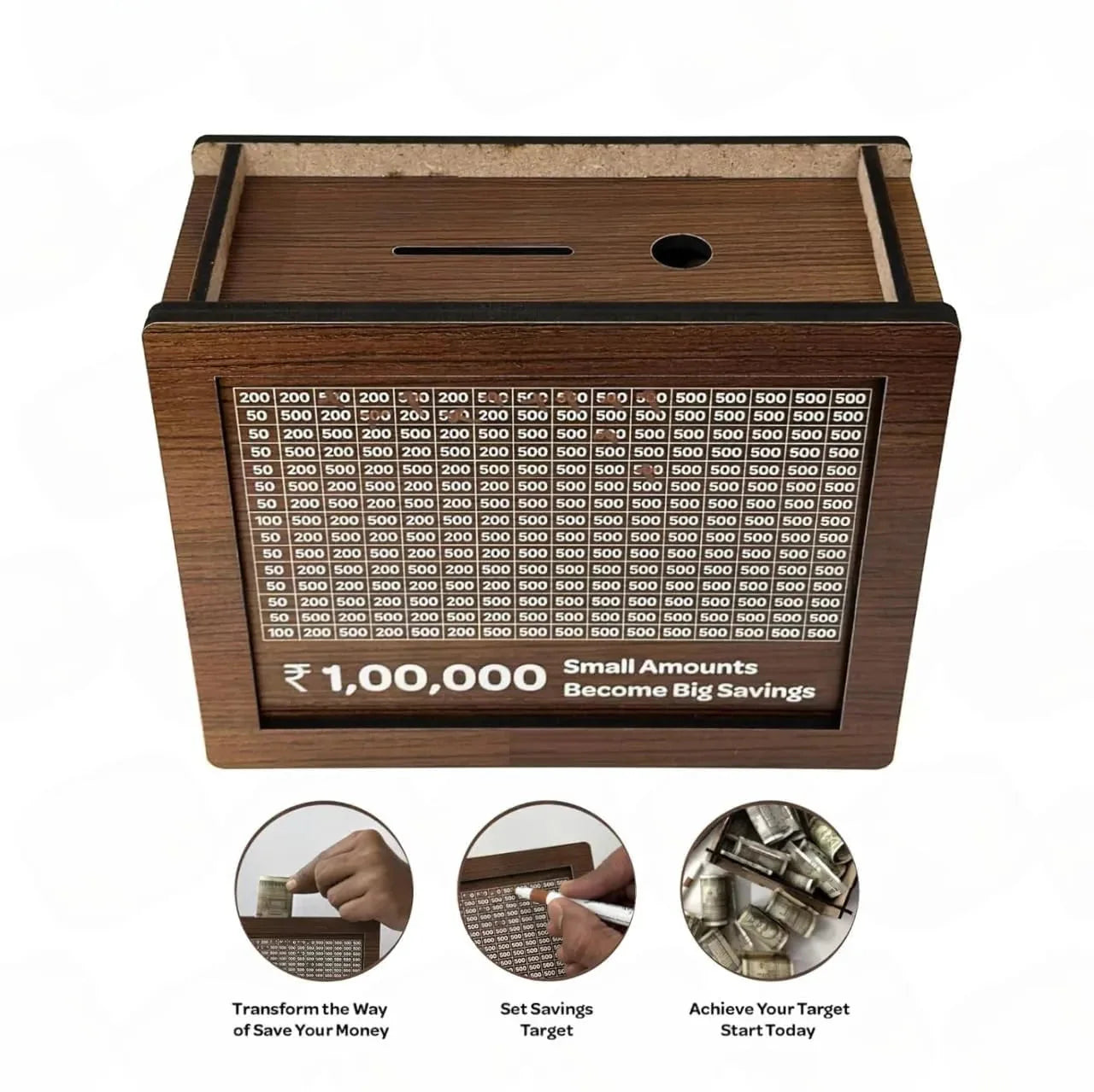 Savings Challenge Piggy Bank
