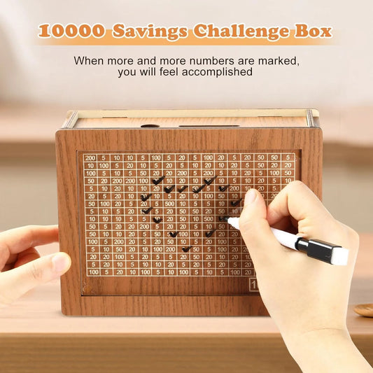 Savings Challenge Piggy Bank